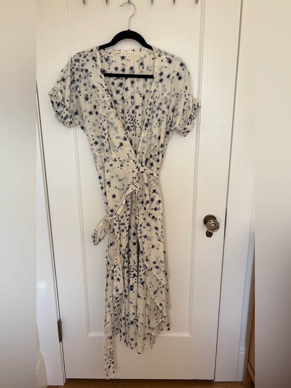 Xirena Wren wrap dress Hydra star pattern size XS